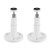 uxcell CCTV Camera Mount - Adjustable Indoor/Outdoor Camera Mounting Brackets White ABS 5 inch Height, 2 Pcs