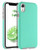 BENTOBEN iPhone XR Case,iPhone XR Phone Case,2 in 1 Slim Hybrid Rugged Hard PC Back Cover Soft TPU Bumper Shockproof Heavy Duty Impact Resistant Protective Phone Case for iPhone XR 2018,Mint Green