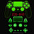 Replacement Controller Buttons for Dualshock 4 PS4, COCOTOP Glow in Dark Full Buttons Set Trigger Dpad Thumbsticks For PS4 Playstation 4 Pro Slim Controller (JDS-040)