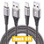 USB Type C Cable 6ft, CABEPOW 2 Pack Long Nylon Braided USB C to USB A Fast Charging Cable for Samsung Galaxy S9 Note 9 8,S8 Plus,Google Pixel,Nintendo Switch,Nexus,LG V30 V20 G6 5