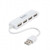 Connectland Ultra Slim USB 2.0 High-Speed HUB with 4-Ports, On Off Switches, Fast Transfer Speeds, Sturdy Build