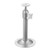 uxcell CCTV Camera Mount - Adjustable Indoor/Outdoor Security Camera Mounting Brackets 165mm Height Aluminum Silver Tone
