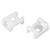 uxcell Cable Tie Mount Base Saddle Type Wire Holder Nylon 9.2mm Hole Width White 30Pcs