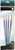 Loew-Cornell 1024917 Studio Elements Long Handle White Nylon Round Brush Set, 4-Piece