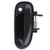 OCPTY Door Handle Exterior Front Passenger Right Side Replacement fit 1996-2000 Honda Civic Outside Door Handle Black