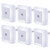 Plug-in Night Light, LSXD LED Night Light, Dusk-to-Dawn Sensor, Bedroom, Bathroom, Kitchen, Hallway, Stairs, Energy Efficient, Compact,Daylight White, 6-Pack