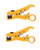 Universal Cable Stripper Cutter Coax Wire Stripping Tool for Flat/Round UTP Cat5 Cat6 Coaxial RG59 /6/7/11, 2 Pack