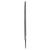 Mercer Industries BROE12 Round File, Second Cut (6 Pack), 12"