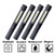 4 Pack Multi-Function LED Work Flashlight Inspection Pocket Pen Light with Magnetic Base Black