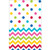 Amscan 571492.9 Party Supplies Chevron Table Cover - Rainbow 54" x 102" Multi