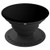 Plain Black Solid Color - Black Plain Standard Color - PopSockets Grip and Stand for Phones and Tablets