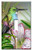 Art Plates - Single Gang Toggle OVERSIZE Switch Plate/OVER SIZE Wall Plate - Hummingbird at Rest