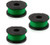 BLACK+DECKER SF-080 compatible replacement Trimmer Spool (3-Pack), fit model GH3000