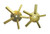 Brass Blessing : New Brass Universal Clock Key for Winding Clocks 5 Prong Even & ODD Numbers (5025)