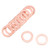 uxcell 30Pcs 12mm x 18mm x 1.5mm Copper Flat Washer for Screw Bolt
