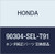 Honda Genuine 90304-SEL-T91 Wheel Nut
