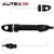 AUTEX Door Handle Exterior Front Left Driver Side Black Compatible with Kia Spectra 2004 2005 2006 2007 2008 2009 Door Handle 80753 826502F000