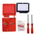Timorn Full Parts Housing Shell Pack Replacement for Nintendo GBA SP Gameboy Advance SP (Wine Red Pack)