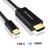 Anbear USB-C to HDMI Cable 6 Feet, USB 3.1(Thunderbolt 3 Compatible) USB-C to HDMI 4K UHD Cable for The New MacBook, ChromeBook Pixel and More (USB C to hdmi 4K@30HZ)