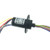 GeeBat Mini Capsule Electrical Slip Ring 12.5mm 250RPM 250VDC/VAC 6/12 Wires CIRCUITSx2A for monitor Robotic (12 Wires w/Flange)