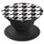 Houndstooth Alabama Black and White - PopSockets Grip and Stand for Phones and Tablets