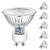 Ascher GU10 COB LED Bulbs, 50W Halogen Bulbs Equivalent, 5W, 400 Lumens, 5000K Daylight White, Non-Dimmable, MR16 LED Light Bulbs, GU10 Base, Pack of 5