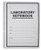 BookFactory Carbonless Lab Notebook (Scientific Grid Format) - 8.5" x 11", 50 Sets of Pages, 100 Sheets Total - Duplicator [Wire-O Bound] (LAB-050-WTG-D)