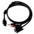 Mizar Replacement VGA AV Audio Video Cable Cord with RCA for Sega Dreamcast