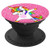 Pink Background Pop-Socket With Funny Dabbing Unicorn - PopSockets Grip and Stand for Phones and Tablets