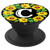 Floral Sunflower Colorful Monogram Name Initial Letter C - PopSockets Grip and Stand for Phones and Tablets