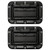 TCH Hardware 2 Pack Recessed Spring Loaded Handle - Lightweight Nylon & Steel