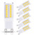 JandCase G9 LED Light Bulbs, 5W, 40W Halogen Equivalent, 400LM, Natural Daylight White 4000K, G9 Base, G9 Bulbs for Chandelier, Wall Sconce, Not Dimmable, 5 Pack