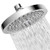 Shower Head High Pressure, 6 Inch Showerhead, JETERY Universal Rain High Flow Fixed Luxury Chrome Replacement for Bathroom, Removable Water Restrictor for Best Spa and Relaxation