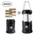 Biange Portable Outdoor LED Camping Lantern 2 Pack - Camping Gear Equipment for Hiking, Emergencies, Hurricanes, Outages, Storms (Black, Collapsible)