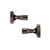 EFINEHOME On/Off Replacement Light & Fan Knobs Thread Lamp Turn Knobs Socket Knob Black (Metal-2 Pack)