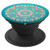 Southwest Colors Mandala On Turquoise Background - PopSockets Grip and Stand for Phones and Tablets