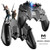 MEO Mobile Game Controller [Six-Finger] - Game Controller with Gaming Trigger, Shoot Sensitive Controller Aim & Fire Trigger Compatible with iPhone/Android (Black)