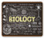 Ambesonne Educational Mouse Pad, Black Chalkboard Biology Hand Written School Classroom, Rectangle Non-Slip Rubber Mousepad, Standard Size, Black Brown