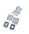 Pit Posse Removable Wheel Chock Hardware (Pingel)
