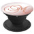 M Pink Pearl White Grey Initial Monogram Capital Letter Name - PopSockets Grip and Stand for Phones and Tablets