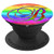 B Rainbow Watercolor Paint Tie Dye Initial Monogram Letter - PopSockets Grip and Stand for Phones and Tablets