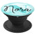 Nora Name Aqua Teal Diamond Collapsible Phone Grip - PopSockets Grip and Stand for Phones and Tablets
