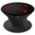 Red Initial Letter G Monogram On Black - PopSockets Grip and Stand for Phones and Tablets