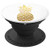 Golden Pineapple on white - PopSockets Grip and Stand for Phones and Tablets