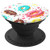 Donuts Pattern Pop Socket With Sprinkles On White - PopSockets Grip and Stand for Phones and Tablets