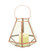 Deco 79 37152 Metal & Glass Copper Lantern