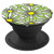 Daisy floral Pattern on Spring Grass Green Background - PopSockets Grip and Stand for Phones and Tablets