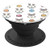 White Bunny Easter Fun Spring Novelty Gift - PopSockets Grip and Stand for Phones and Tablets