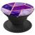 Purple Violet Golden Chic Marbled Geometric Design - PopSockets Grip and Stand for Phones and Tablets