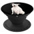 Cute White Pit Bull Watercolor Art | Dog Lover Gift PACJ0886 - PopSockets Grip and Stand for Phones and Tablets